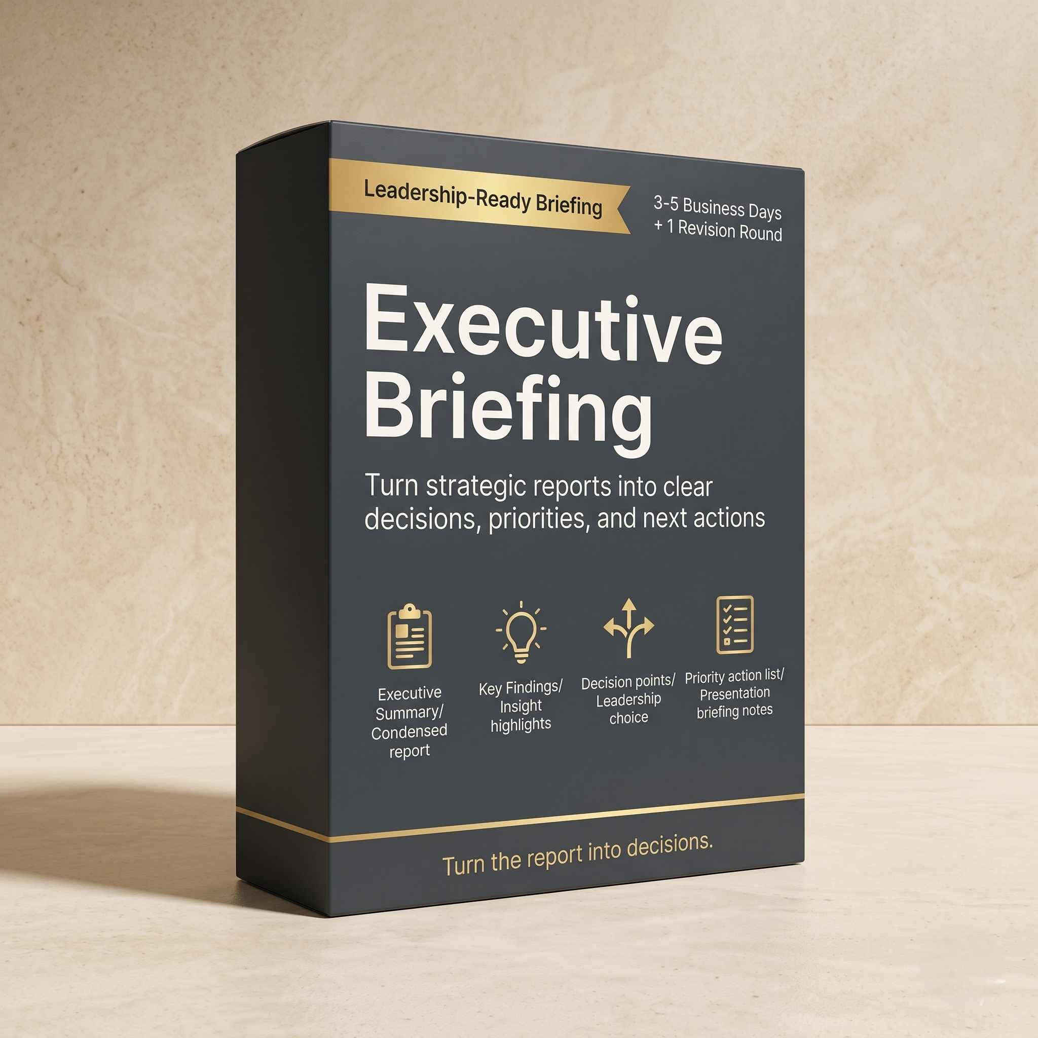 Executive Briefing product package