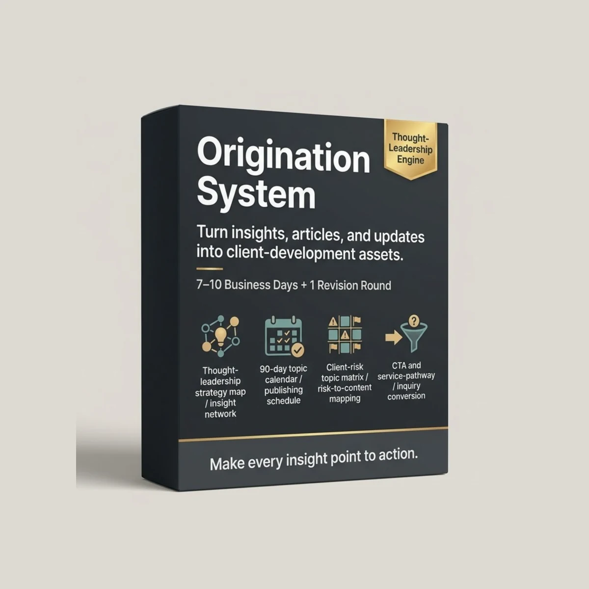 Origination System product package