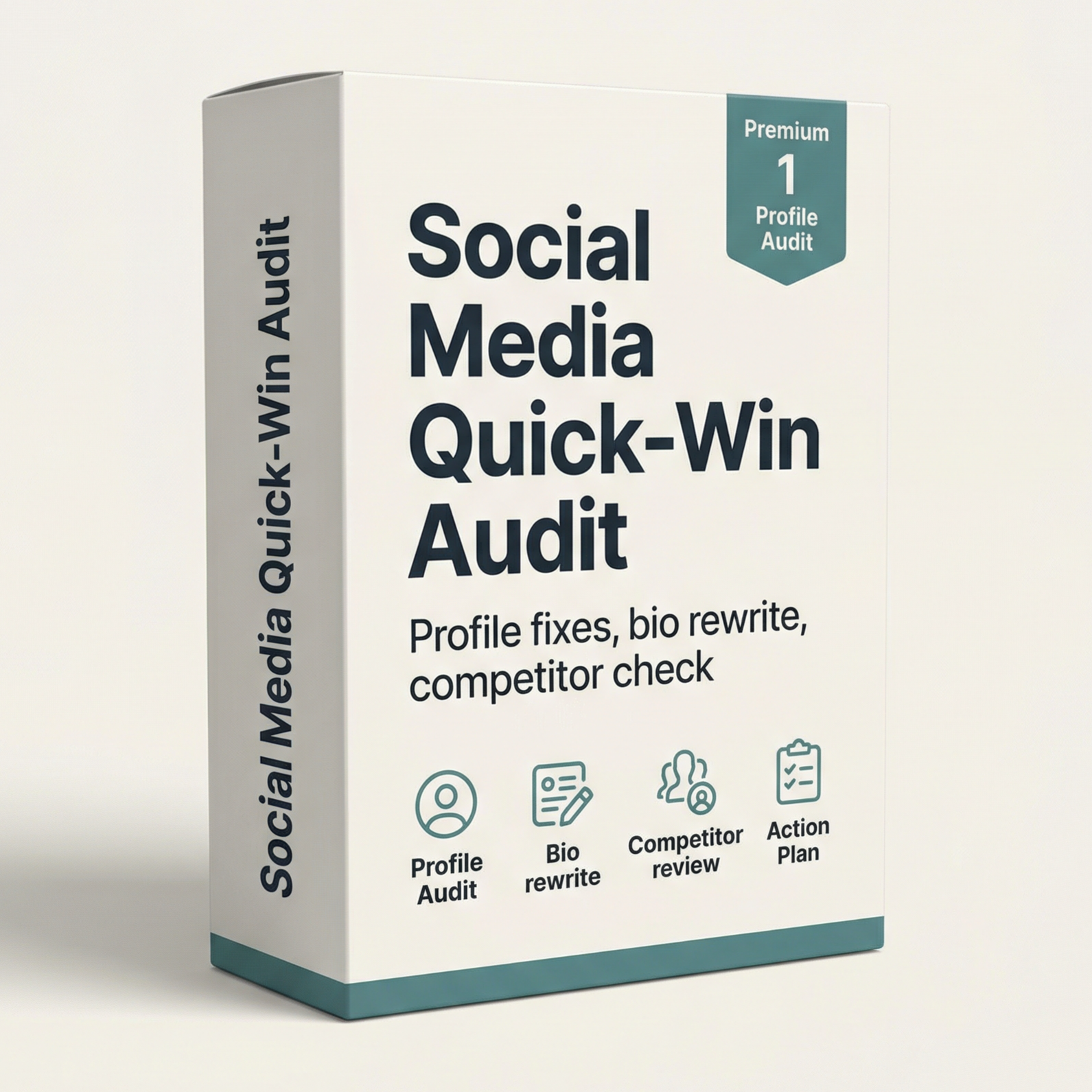 Social Media Quick Audit product package