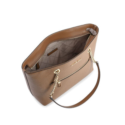 Michael Kors Medium fornt zip Chain Tote Bag 35F2GTTT2L LUGGAGE